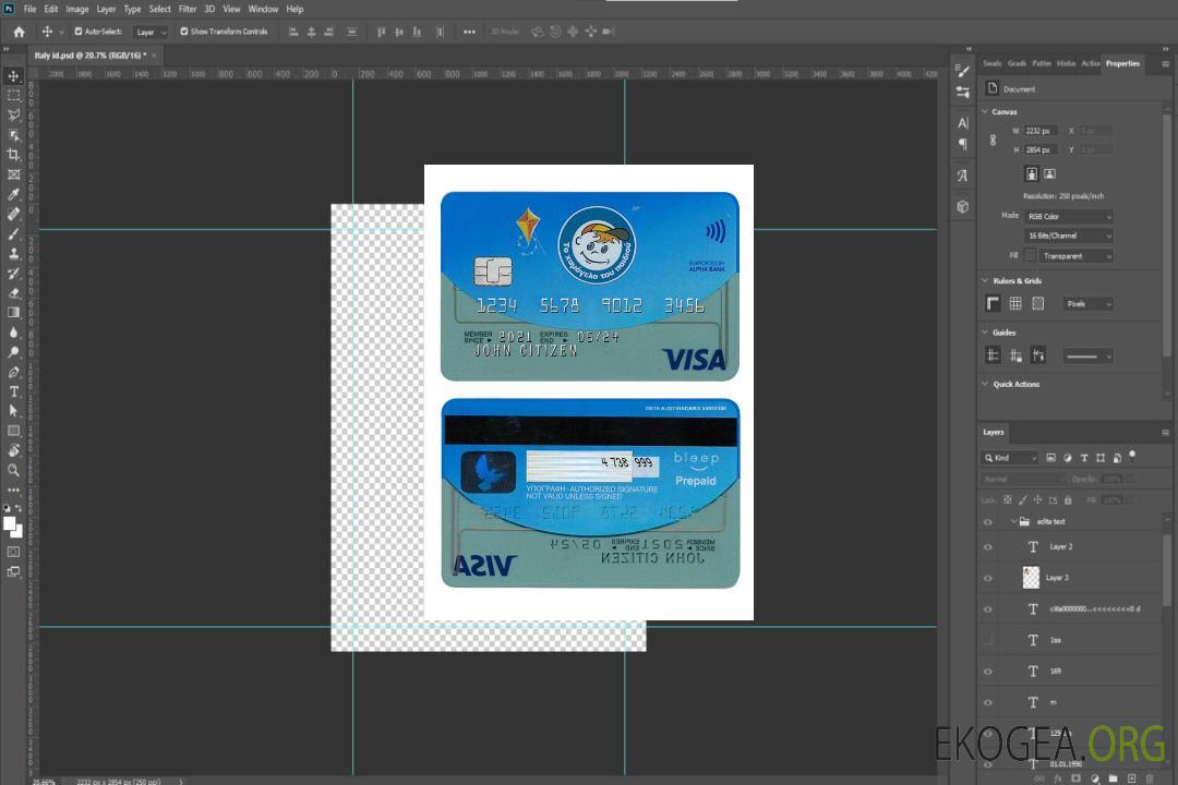 Carte visa Grèce Alpha Bank template Carte visa Grèce Alpha Bank template